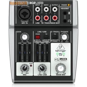 Behringer XENYX 302USB keverőpult