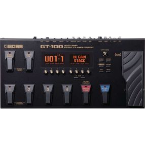 Boss GT 100 V2 gitáreffektprocesszor+AJÁNDÉK DR húrszett