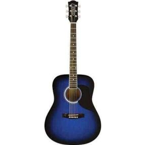 EKO Ranger 6 fémhúros westerngitár Blue SB