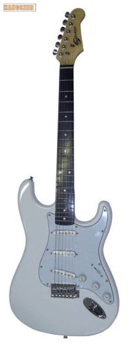SoundSation SST 611 Stratocaster elektromos gitár fehér