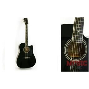JOHNSON JAG-6200 C BLACK western gitár