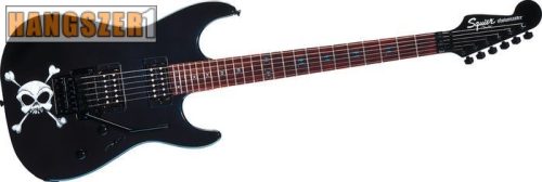 SQUIER SHOW MASTER SKULL fekete elektromos gitár