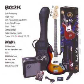 SX BG-2K elektromos basszus gitár szett