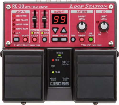 Boss RC-30 loop station pedál