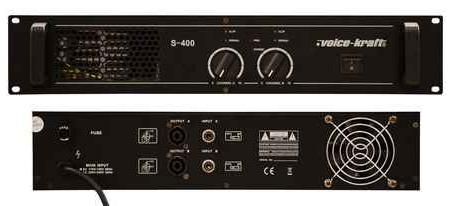 VOICE KRAFT S-400 2X200 wattos végfok erősítő