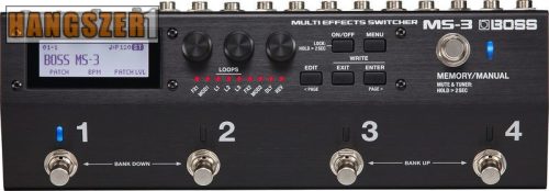 BOSS MS-3 Multieffekt kapcsoló /gitáreffekt