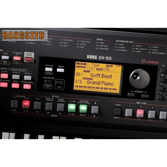 KORG EK50L, kíséretautomatikás szintetizátor