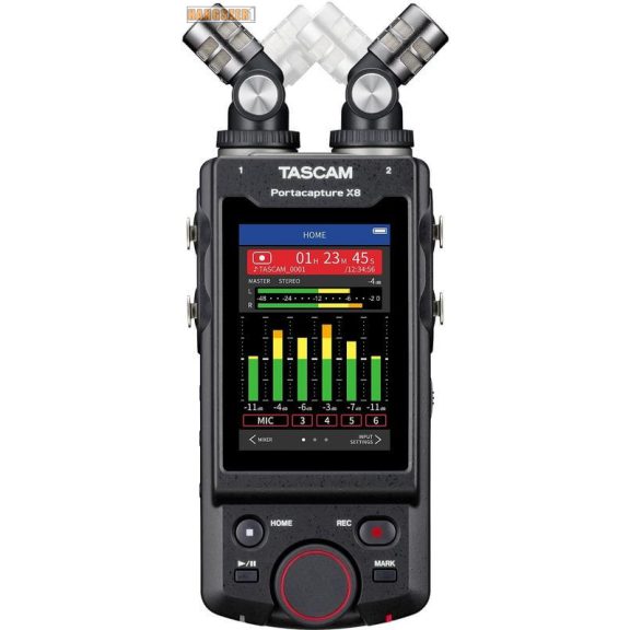 Tascam Portacapture X8 Hordozható 8 csatornás hangrögzítő