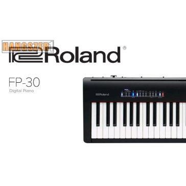   Roland FP-30 BK szett digitális zongora állvánnyal +pedálsorral