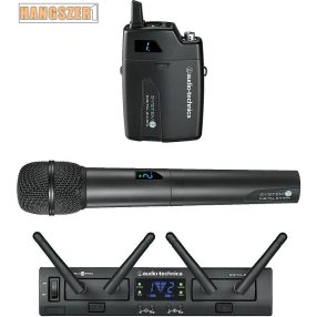   Audio-Technica ATW-1312 dupla vezetéknélküli zsebadós + kéziadós készlet