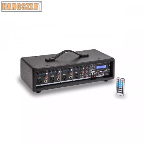 Soundsation PMX-4BT - 6 csatornás 200+200W keverőerősítő, effekttel, MP3 és BT lejátszóval