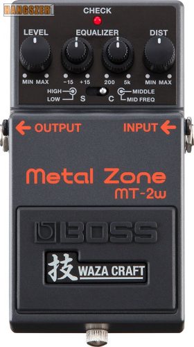 BOSS MT-2W  Metal Zone Waza tórzító pedál