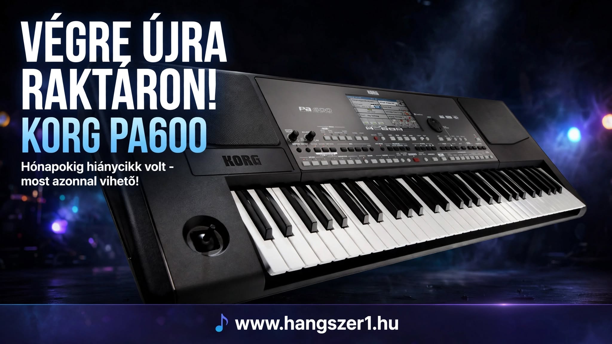 Korg PA-600 érkezett