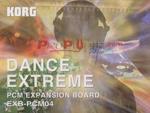 Korg EXB-PCM 04 Dance Extrem hangszínbvít kártya