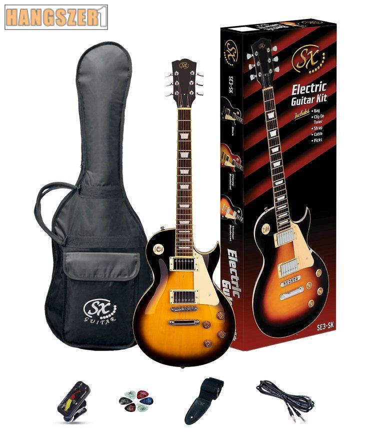 SX SE3 VS Les Paul elektromos gitárszett