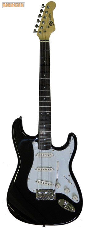 SoundSation SST 611 Stratocaster elektromos gitár fekete SoundSation SST 611 Stratocaster elektromos gitár fekete