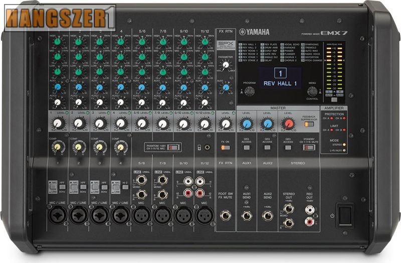 YAMAHA EMX 7 power mixer keverő erősítő YAMAHA EMX 7 power mixer keverő erősítő