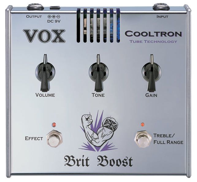 Vox CT-03 Brit Boost csöves torzítópedál Vox CT-03 Brit Boost csöves torzítópedál