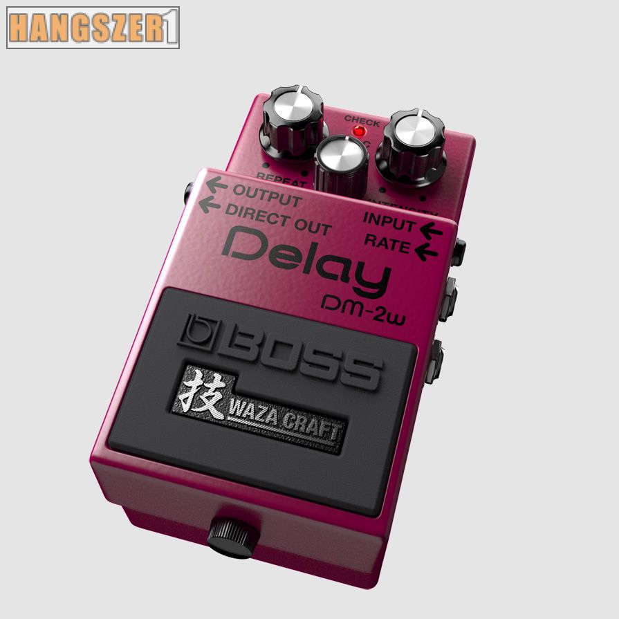 BOSS DM 2W Waza Craft Delay pedál BOSS DM 2W Waza Craft Delay pedál