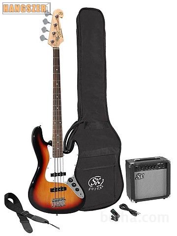 SX SB-1 SK 3TS elektromos basszus gitár szett SX SB-1 SK 3TS elektromos basszus gitár szett